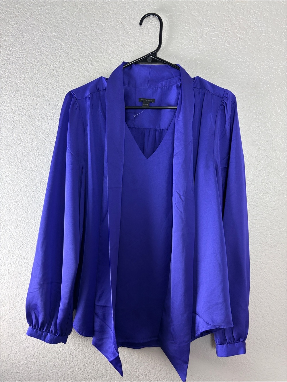 Ann Taylor Royal Purple Blouse L